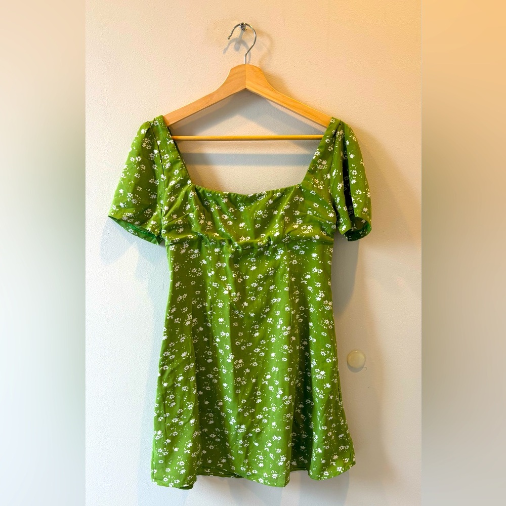 Princes Polly Green Mini Dress
